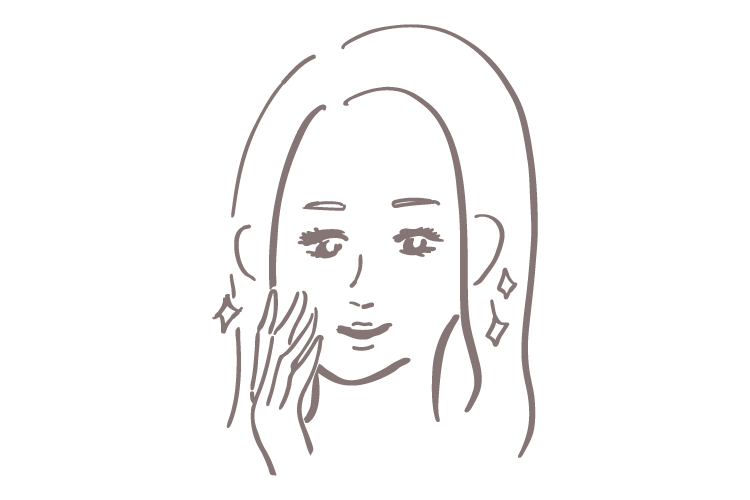 美容皮膚科のイメージイラスト